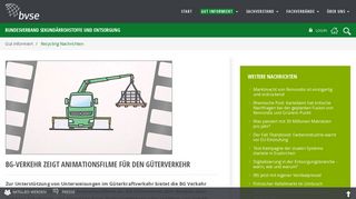 
                            12. bvse - BG-Verkehr zeigt Animationsfilme für den Güterverkehr