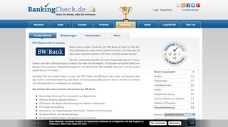 
                            11. BW Bank extend classic | BankingCheck.de