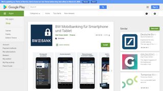 
                            5. BW Mobilbanking für Smartphone und Tablet - Apps on Google Play