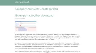 
                            11. Bweb portal toolbar download - cbusesazun.tk - cbusesazun.tk