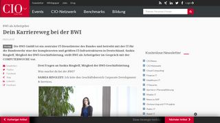 
                            8. BWI als Arbeitgeber: Dein Karriereweg bei der BWI - cio.de