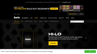 
                            1. bwin Casino: Casino Online | 500 € Di Bonus Di Benvenuto