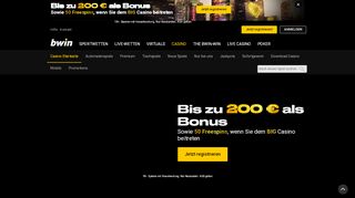 
                            2. bwin Casino: Online Casino Spiele | 500 € Täglicher Bonus
