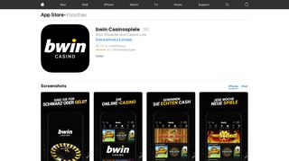 
                            8. bwin Casinospiele im App Store - iTunes - Apple