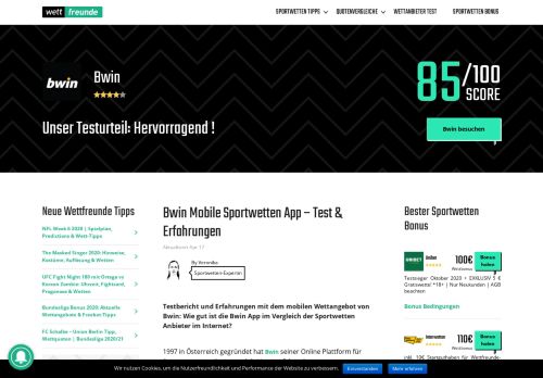 
                            11. Bwin Mobile Sportwetten App - Test und Erfahrungen » wettfreunde.net