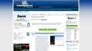 
                            11. Bwin poker Download - gioca con 100€ di bonus! - Poker online