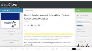 
                            11. BWL online lernen – mit interaktiven Online-Kursen von wiwiweb.de