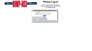 
                            12. BWP-NSI Login Page