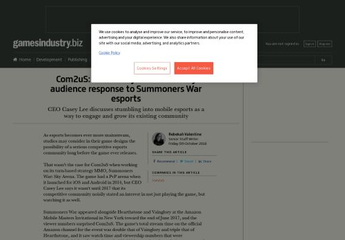 
                            11. by audience response to Summoners War esports - GamesIndustry.biz