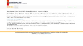 
                            11. by Mercuri Urval: Danida Application and CV System