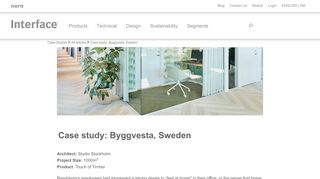 
                            12. Byggvesta, Sweden - Interface