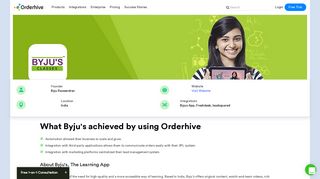 
                            2. Byju's Classes, Case Study | Orderhive