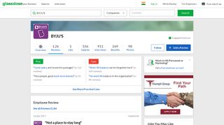 
                            5. BYJU'S - Not a place to stay long | Glassdoor.co.in