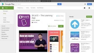 
                            1. BYJU'S – The Learning App - Google Play पर ऐप्लिकेशन