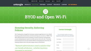 
                            11. BYOD and Open Wi-Fi | Untangle