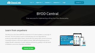 
                            3. BYOD Central - ClassLink | Single Sign-On for Education