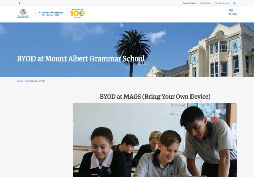 
                            10. BYOD - Mount Albert Grammar School
