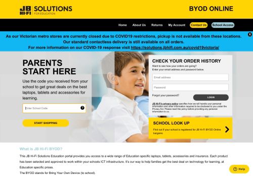 
                            11. BYOD portal - JB Hi-Fi Education Solutions