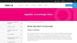 
                            8. BYOD Security & Policies: Tips for Reducing Risks | Veracode