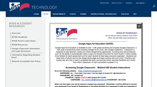 
                            3. BYOD & Student Resources / Google Classroom Information and ...
