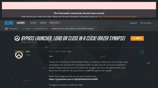 
                            3. Bypass Launcher, Load or Close in a Click! (Razer Synapse ...