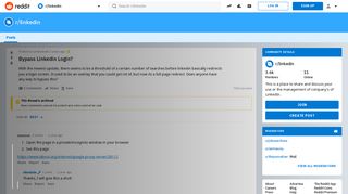
                            12. Bypass Linkedin Login? : linkedin - Reddit