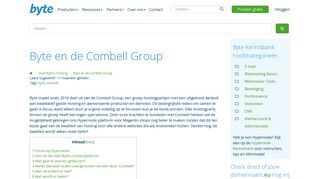 
                            8. Byte en de Combell Group - Byte Kennisbank