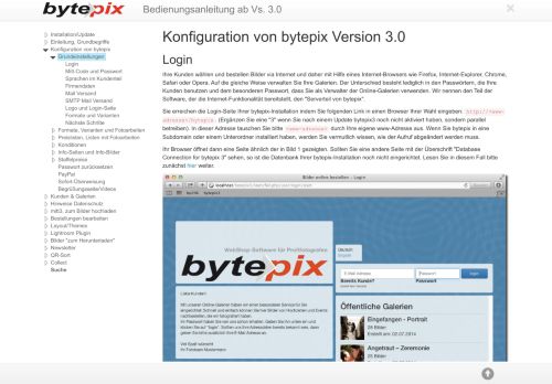 
                            1. bytepix - Konfiguration