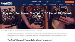 
                            11. Bywaters Triumphs at 35 Under 35 Awards 2018 | Bywaters
