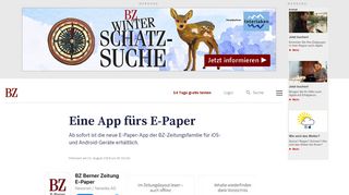 
                            11. BZ Berner Zeitung - Eine App fürs E-Paper