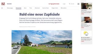 
                            12. BZ Langenthaler Tagblatt - Bald eine neue Zapfsäule