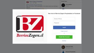 
                            3. #BZPropiedades #Ventas #Arriendos Elige... - Berrios Zegers ...