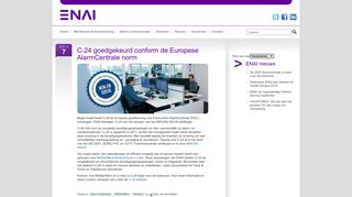 
                            8. C-24 goedgekeurd conform de Europese AlarmCentrale norm |ENAI