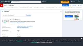 
                            9. C A P S Pharmacy | Crunchbase