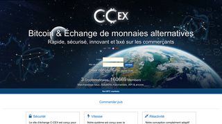 
                            1. C-CEX.com - Change de cryptomonnaie / Escarc. plurimonétaire