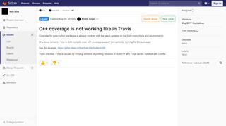 
                            12. C++ coverage is not working like in Travis (#9) · Issues · bob ... - GitLab