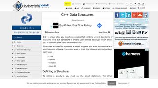 
                            6. C++ Data Structures - Tutorialspoint