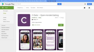 
                            9. C-Date – Dating with live chat - Apps on Google Play