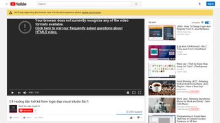 
                            4. C# Hướng dẫn hiết kế form login đẹp visual studio Bài 1 - YouTube