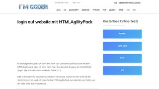 
                            9. c# - login auf website mit HTMLAgilityPack