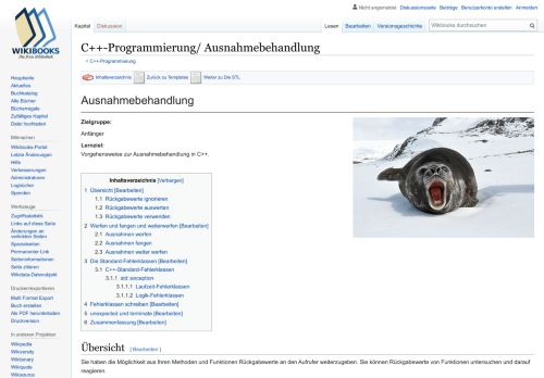 
                            13. C++-Programmierung/ Ausnahmebehandlung – Wikibooks ...