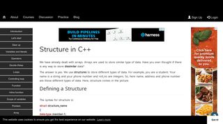 
                            9. C++ structure: array of structures, pointer to structure, passing structure ...