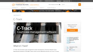 
                            13. C-Track - Thomson Reuters Legal Australia