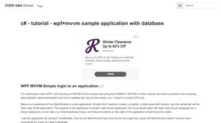 
                            5. c# wpf+mvvm sample - WPF MVVM - Simple login to an application ...