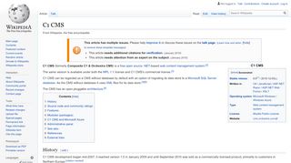 
                            6. C1 CMS - Wikipedia