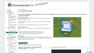 
                            7. C.3. E-post på iPad - iPad Studiecirkel - Malmö stad