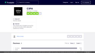 
                            13. C3PA Reviews | Read Customer Service Reviews of c3pa.net - Trustpilot
