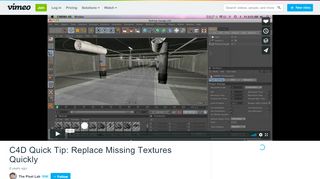 
                            13. C4D Quick Tip: Replace Missing Textures Quickly on Vimeo