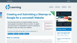 
                            11. c5Hub :: Creating and Submitting a Sitemap to Google for a concrete5 ...