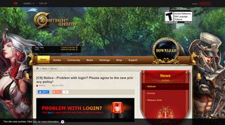 
                            4. [C9] Notice - Problem with login? Please agree to the new ... - Webzen